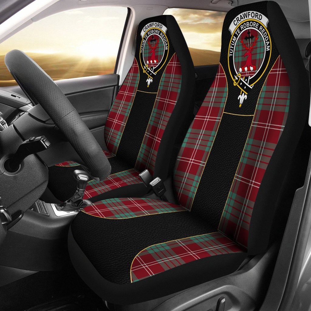 Crawford Tartan Crest Special Style Car Seat Cover