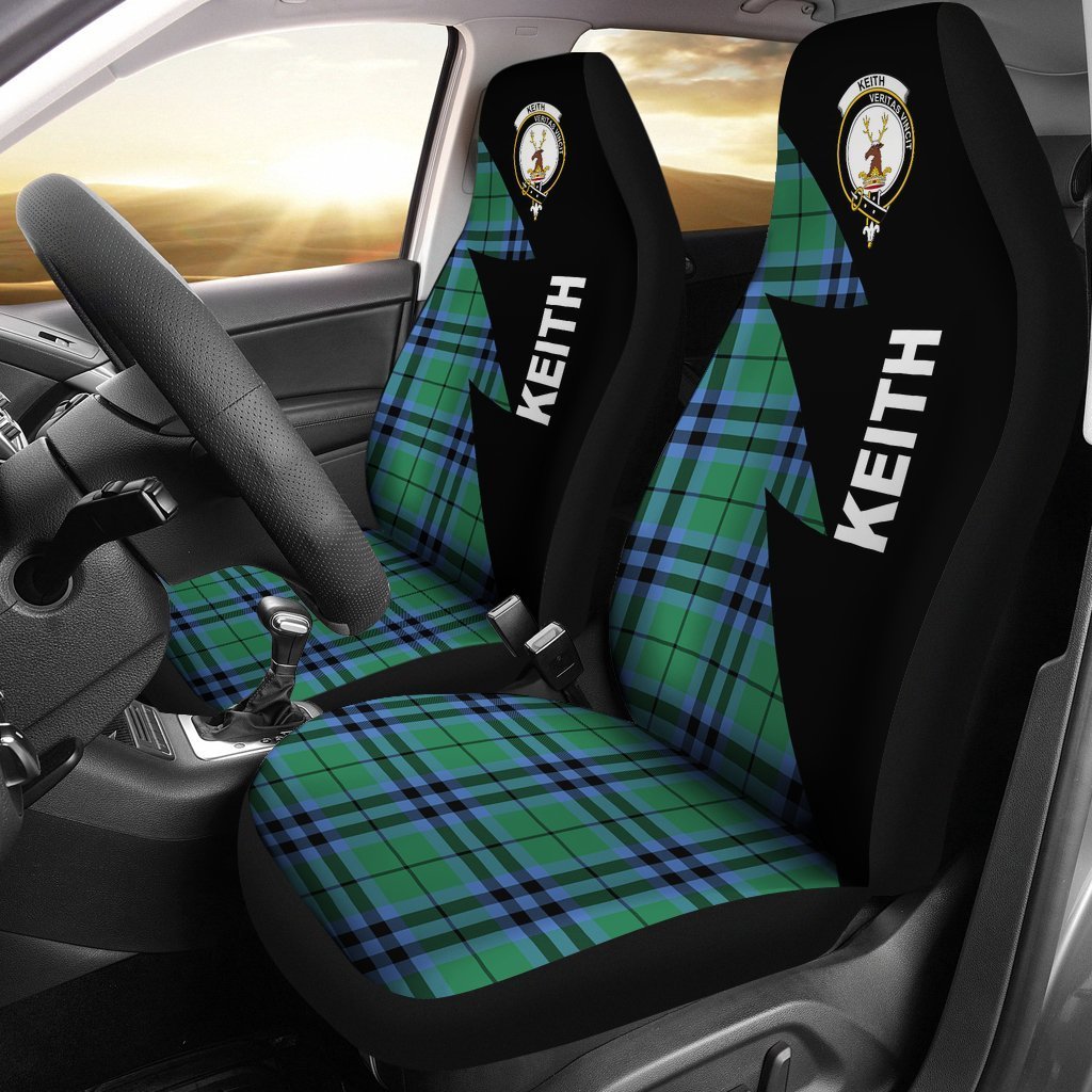Keith Tartan Crest Car Seat Cover