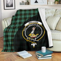 Wallace Hunting Ancient Tartan Crest Blankets Wave Style