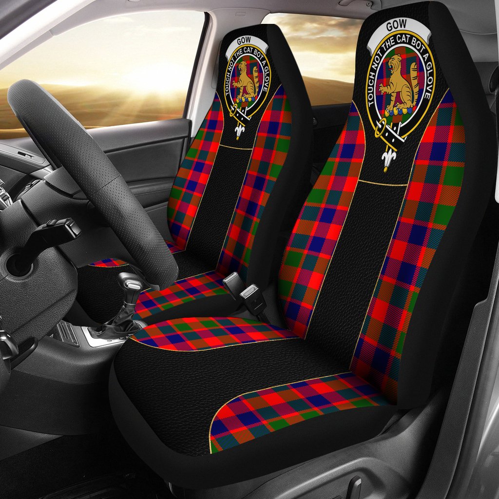Gow (or McGouan) Tartan Crest Car seat cover