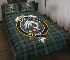 Kennedy Modern Tartan Crest Quilt Bed Set