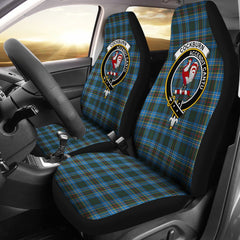 Cockburn Tartan Crest Car Seat Cover