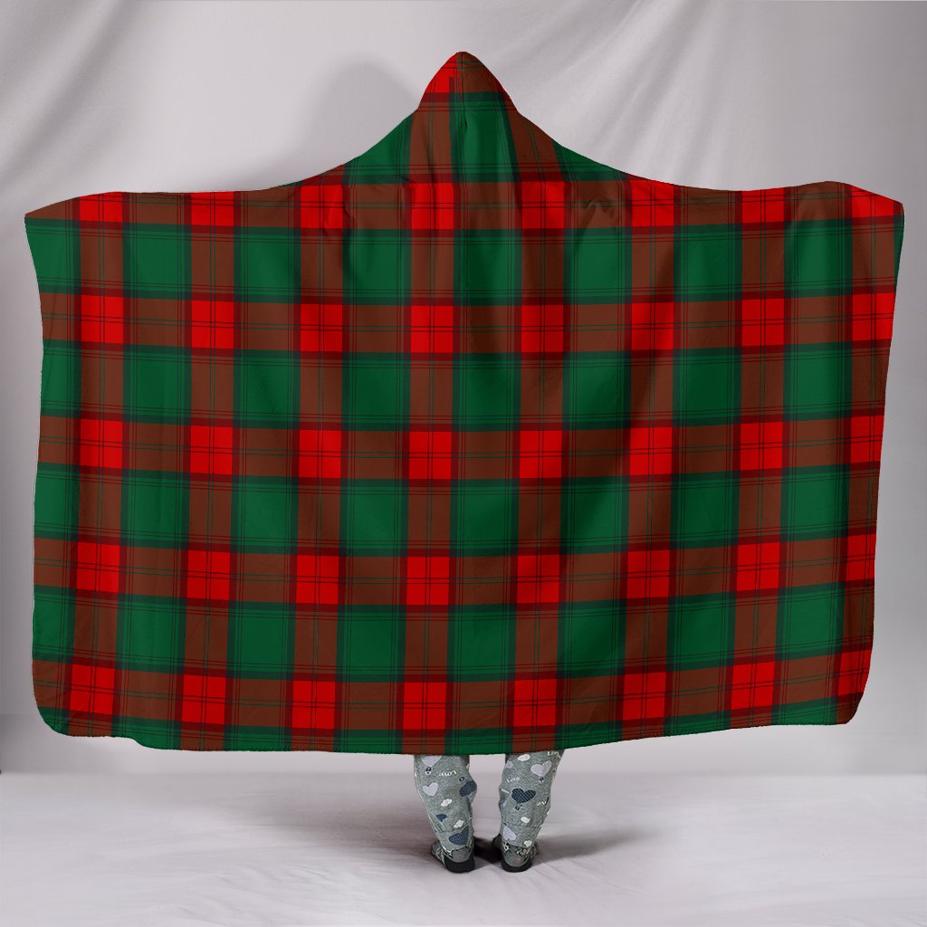 Stewart Atholl Modern Tartan Hooded Blanket
