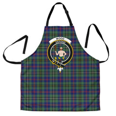 Wood Modern Tartan Crest Apron