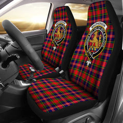 Macpherson Tartan Crest Car Seat Cover