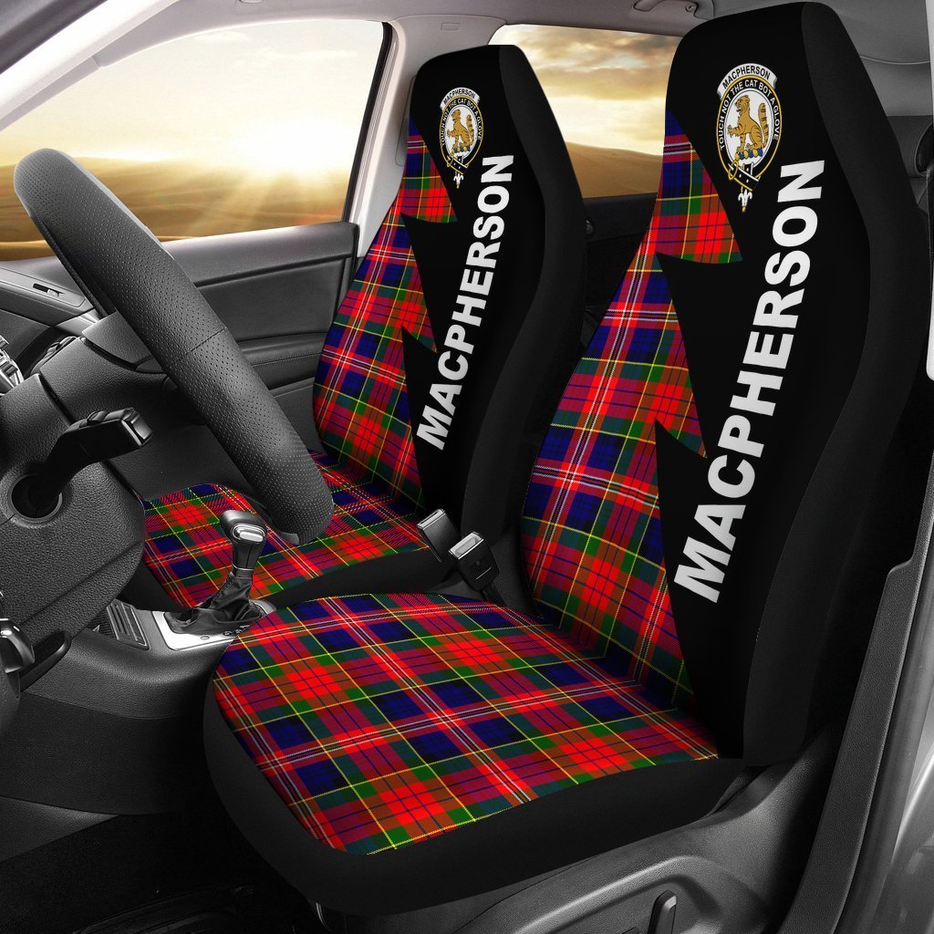 MacPherson Tartan Car Seat Cover - Flash Style