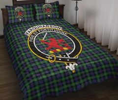 Farquharson Ancient Tartan Crest Quilt Bed Set