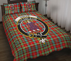 Ogilvie Tartan Crest Quilt Bed Set