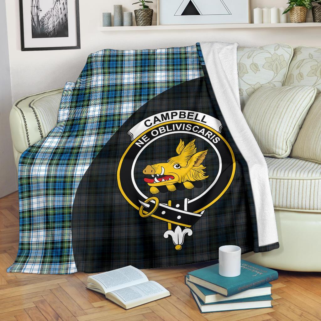 Campbell Dress Ancient Tartan Crest Blanket Wave Style