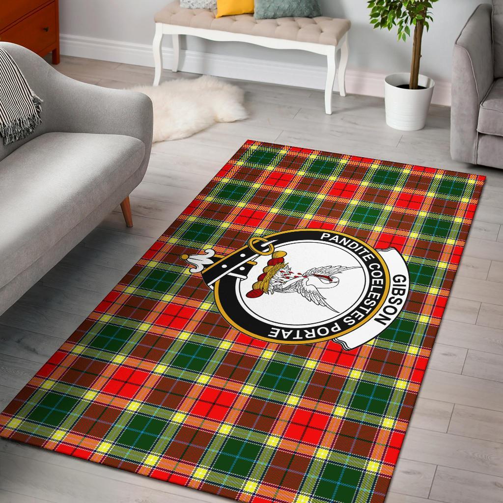 Gibson Tartan Crest Area Rug