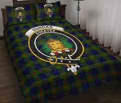 Dundas Modern 02 Tartan Crest Quilt Bed Set