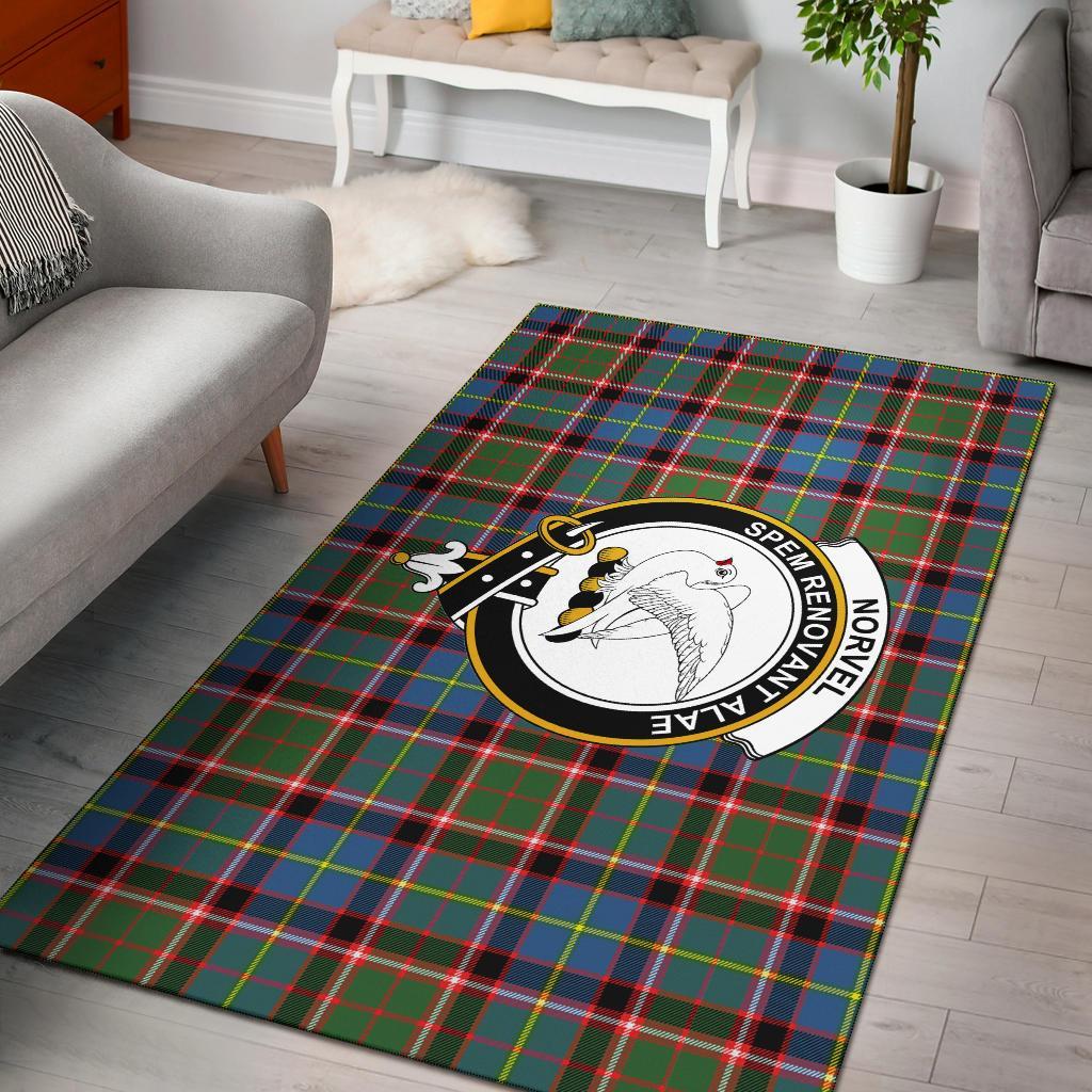 Norvel Tartan Crest Area Rug