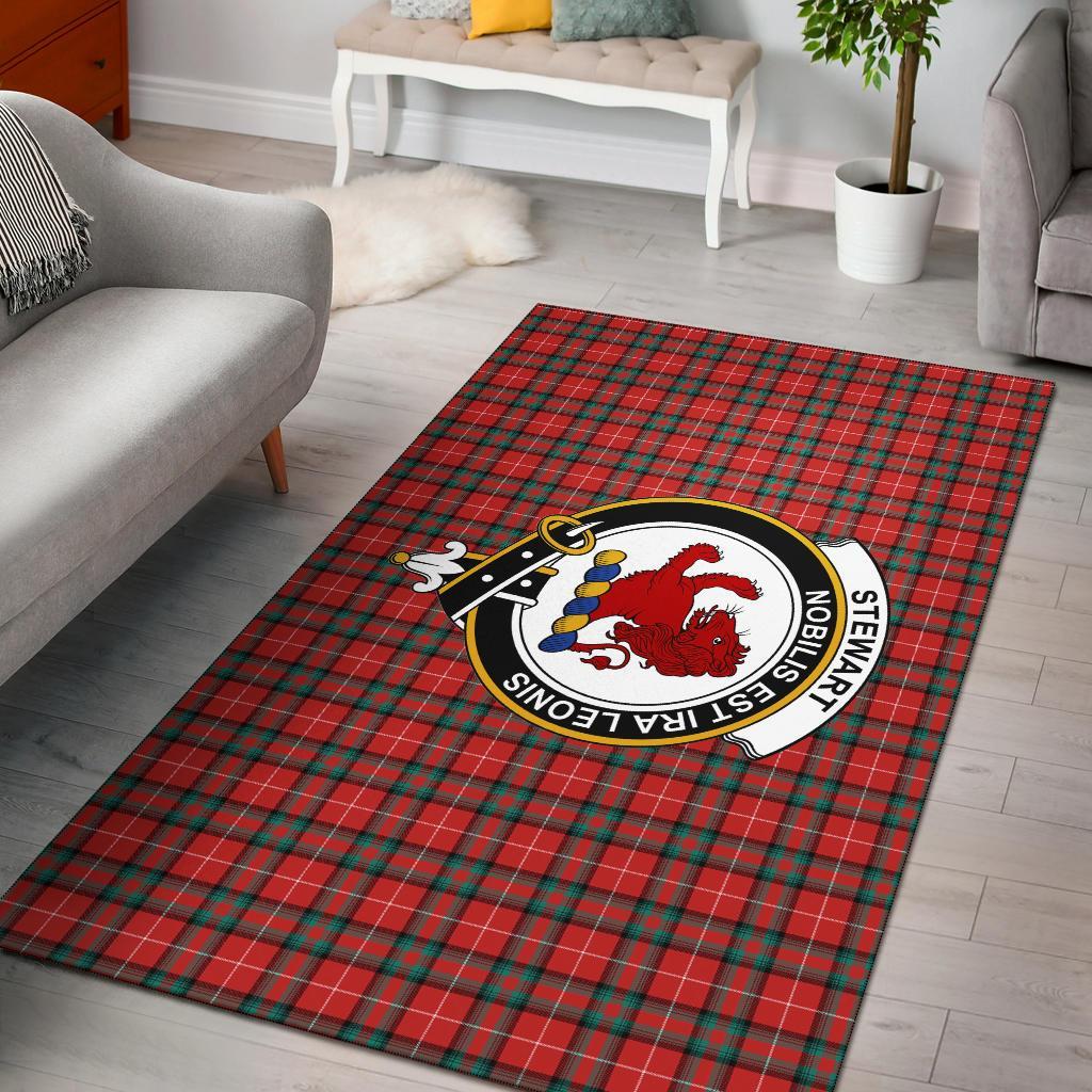 Stewart (Stuart) Of Bute Tartan Crest Area Rug