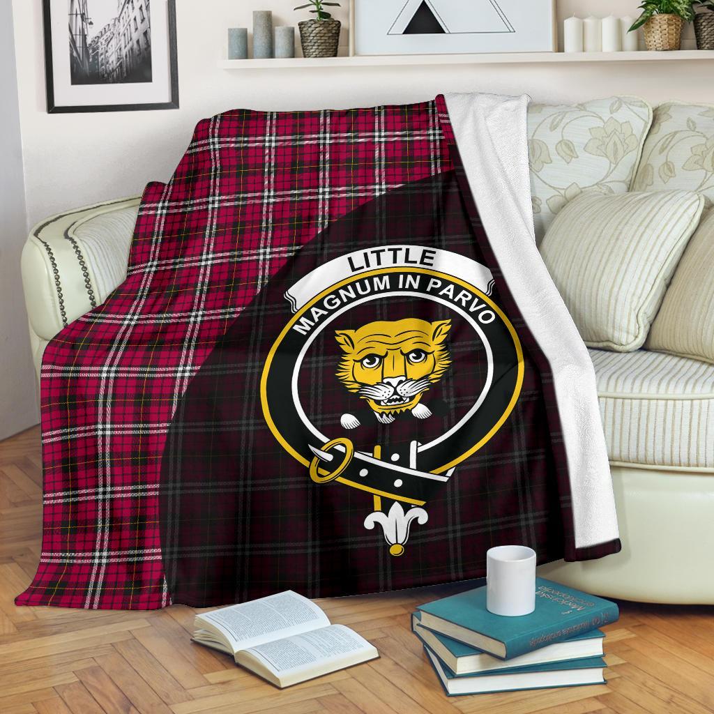 Little Tartan Crest Blanket Wave Style