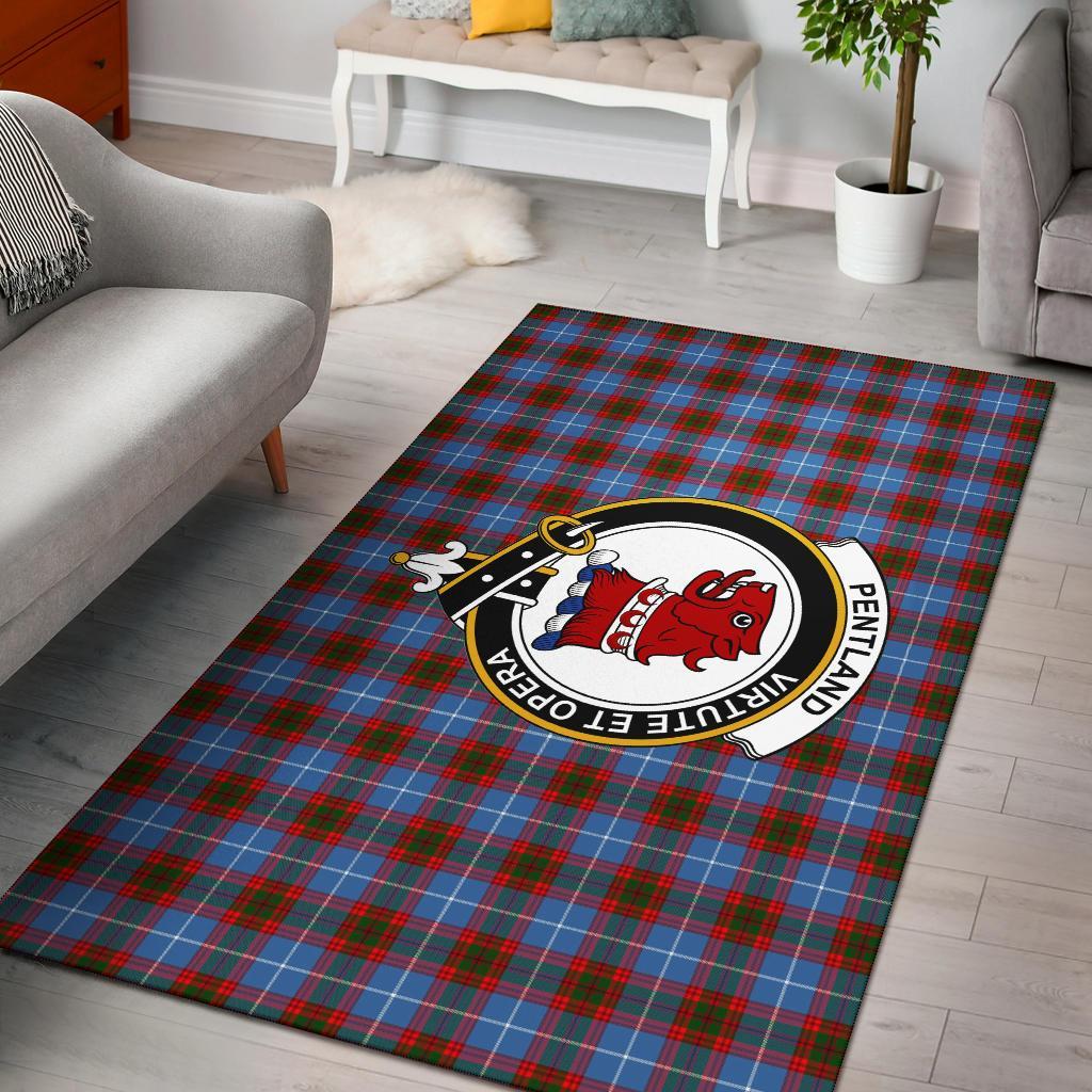 Pentland Tartan Crest Area Rug