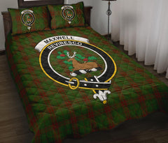 Maxwell Hunting Tartan Crest Quilt Bed Set