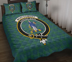Montgomery Ancient Tartan Crest Quilt Bed Set