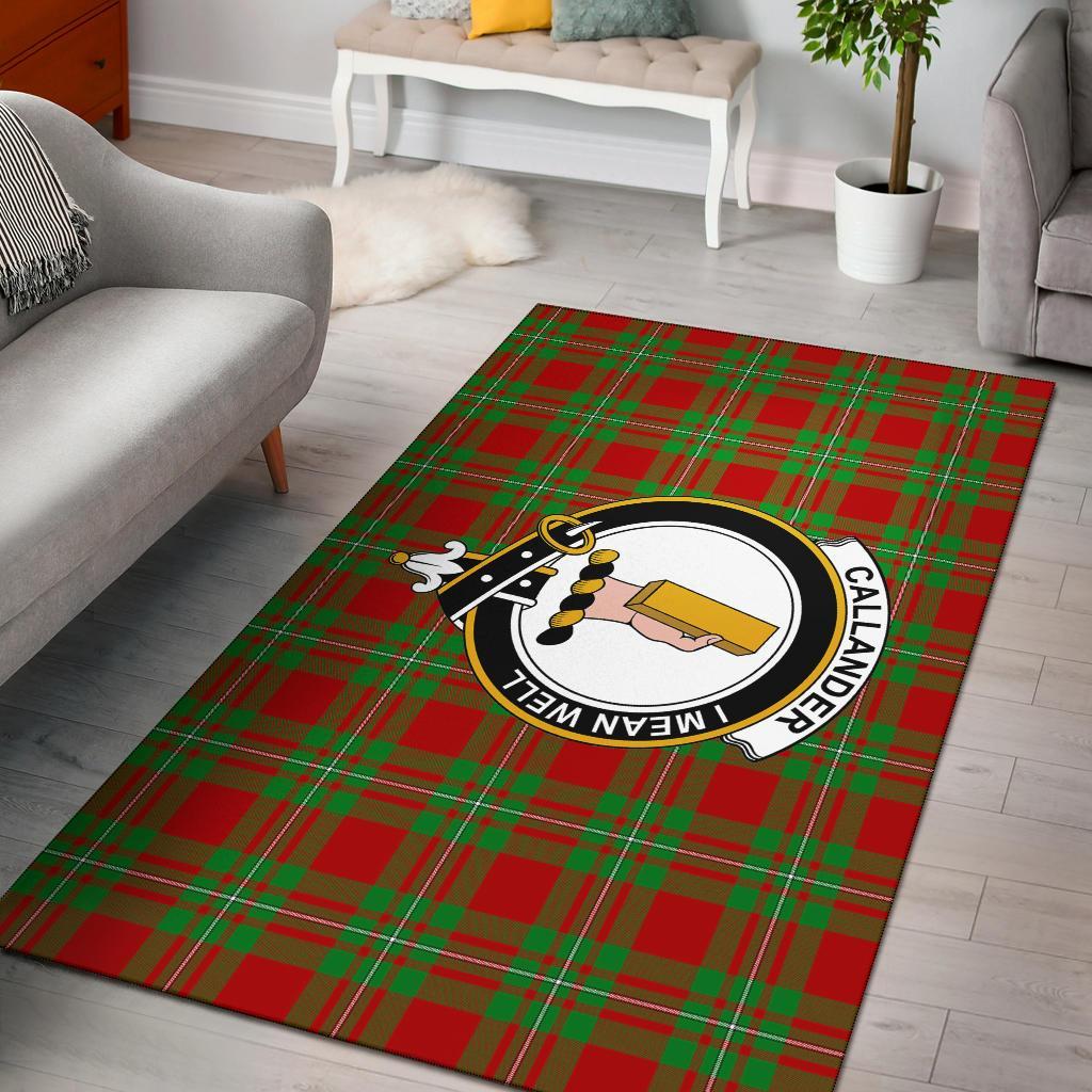 Callander Tartan Crest Area Rug