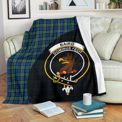 Baird Ancient Tartan Crest Blanket Wave Style