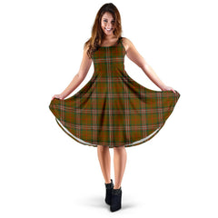 Scott Brown Modern Tartan Midi Dress