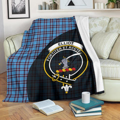 Elliot Ancient Tartan Crest Blanket Wave Style