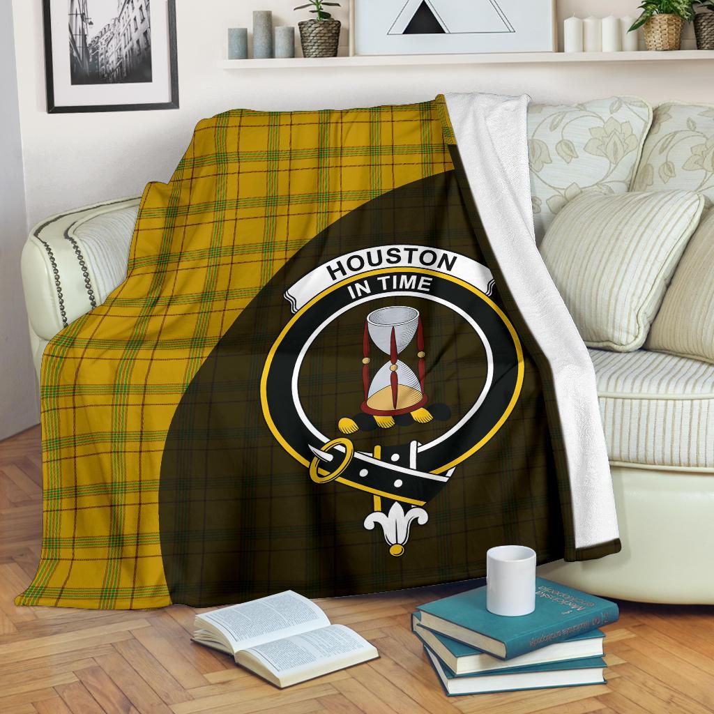 Houston Tartan Crest Blanket Wave Style