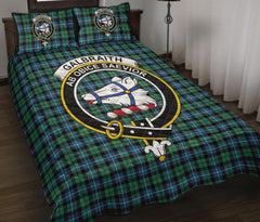 Galbraith Ancient Tartan Crest Quilt Bed Set