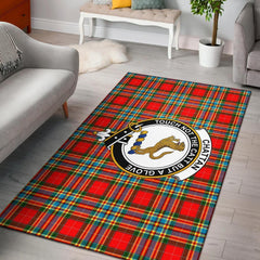 Chattan Tartan Crest Area Rug