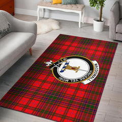 Macdowall (Of Garthland) Tartan Crest Area Rug