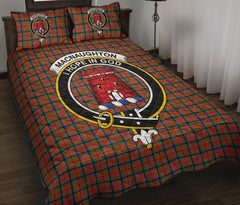 MacNaughton Ancient Tartan Crest Quilt Bed Set