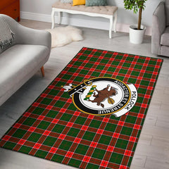 Pollock Tartan Crest Area Rug