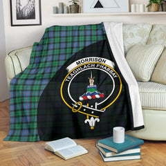 Morrison Ancient Tartan Crest Blanket Wave Style