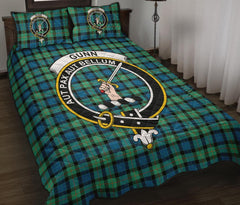 Gunn Ancient Tartan Crest Quilt Bed Set