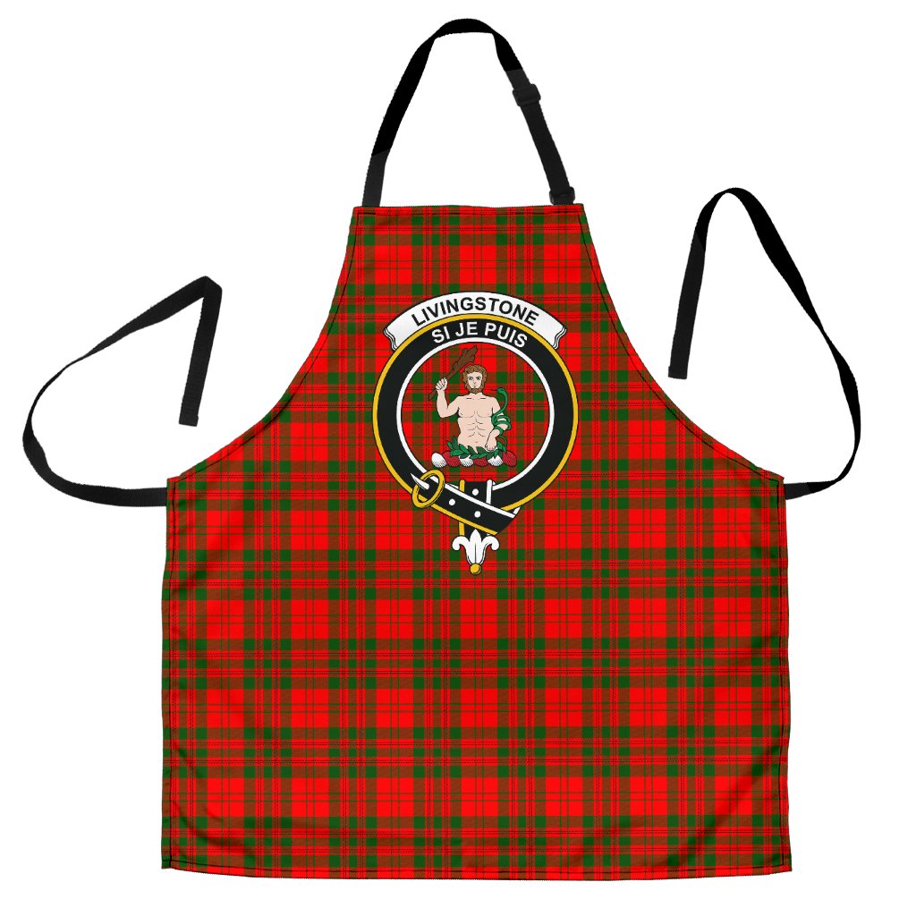 Livingstone Modern Tartan Crest Apron