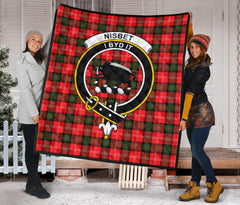 Nisbet Modern Tartan Crest Quilt SP