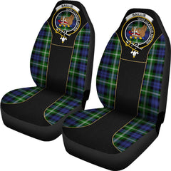 Baillie Tartan Crest Special Style Car Seat Cover