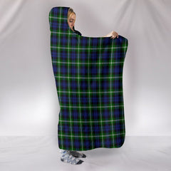Baillie Modern Tartan Hooded Blanket