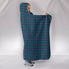 Douglas Modern Tartan Hooded Blanket