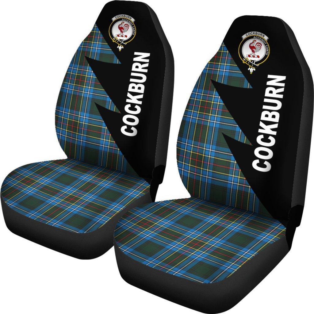 Cockburn Tartan Crest Flash Style Car Seat Cover