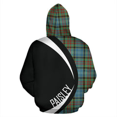 Paisley District Tartan Crest Hoodie - Circle Style