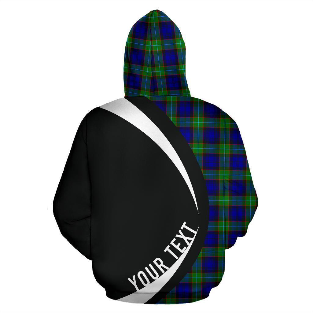 Sempill Modern Tartan Crest Hoodie - Circle Style