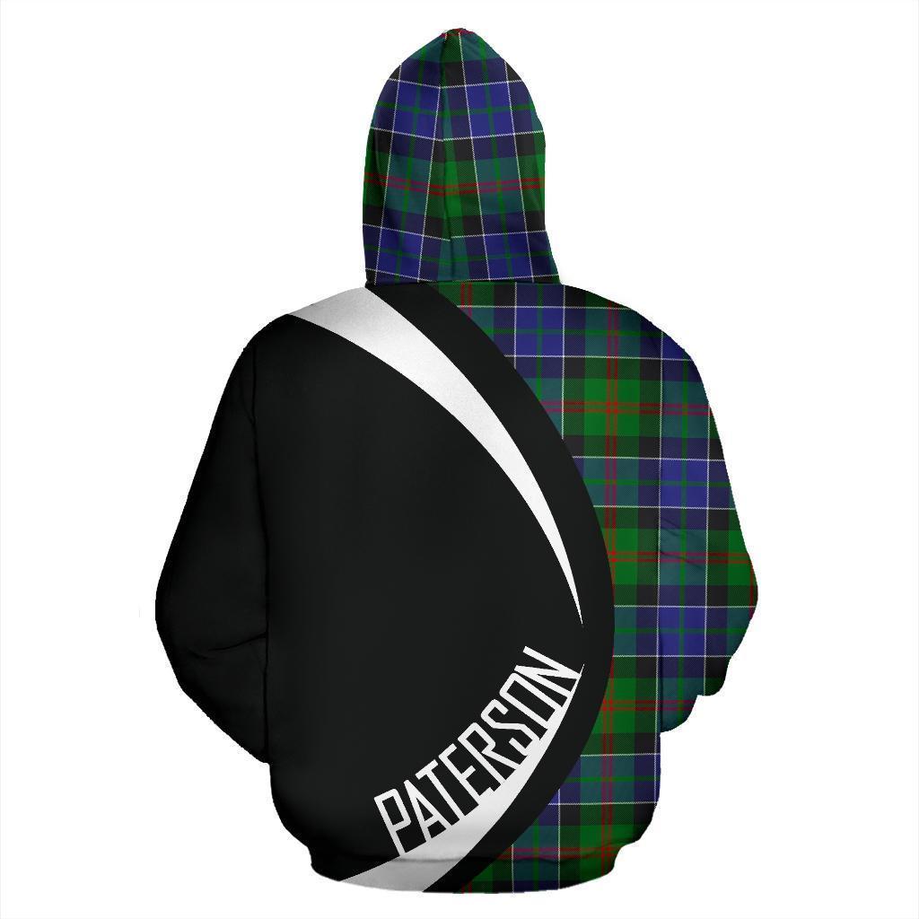 Paterson Tartan Crest Hoodie - Circle Style