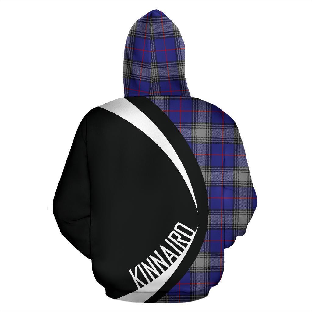 Kinnaird Tartan Crest Zipper Hoodie - Circle Style