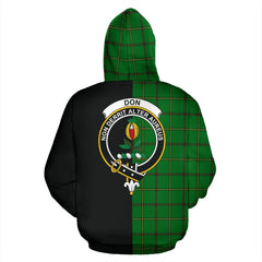 Don (Tribe-of-Mar) Tartan Crest Zipper Hoodie - Half Of Me Style