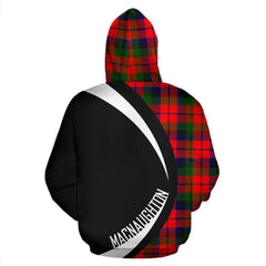 MacNaughton Modern Tartan Crest Zipper Hoodie - Circle Style