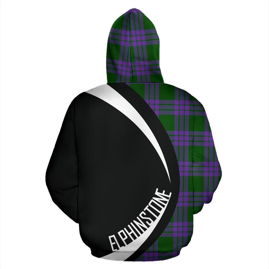 Elphinstone Tartan Crest Hoodie - Circle Style