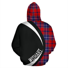 Wishart Dress Tartan Crest Zipper Hoodie - Circle Style