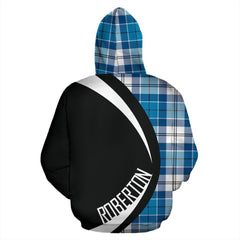 Roberton Tartan Crest Zipper Hoodie - Circle Style