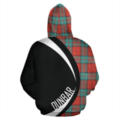 Dunbar Ancient Tartan Crest Hoodie - Circle Style