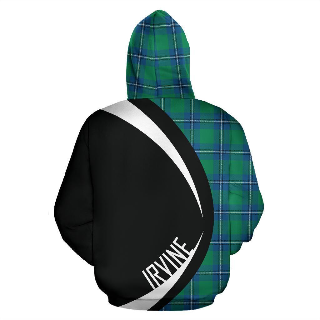 Irvine Ancient Tartan Crest Hoodie - Circle Style